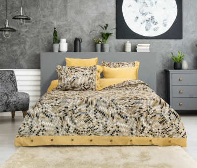 Nijuu Home Private Series Marilia Sun 60S Cotton Yarn Çift Kişilik Nevresim Takımı