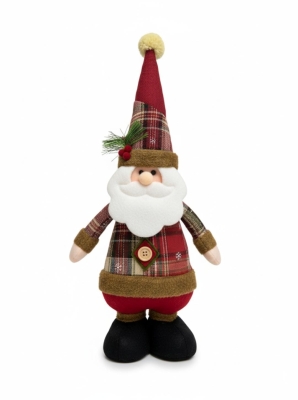 Noel Baba Yılbaşı Ağacı Figürü 45 Cm Uzayan Figür