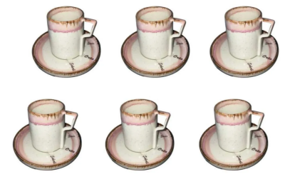 OLİKA Lina 12 Parça Fincan Seti Rainbow