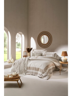 Özdilek Aurea Çift Kişilik Nevresim Takımı - Krem