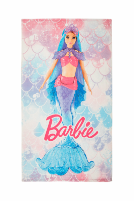 Özdilek Barbie Deniz Kızı Lisanslı Kadife Plaj Havlusu 70x130 cm
