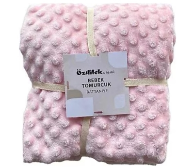 Özdilek Bebek Tomurcuk Battaniyesi Pudra Renk