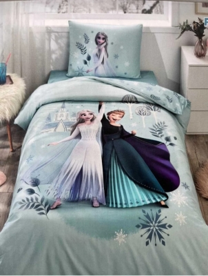 Özdilek Disney Frozen Leaves Tek Kişilik Lisanslı Nevresim Takımı
