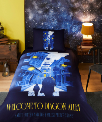 Özdilek Harry Potter Alley Tek Kişilik Lisanslı Lastikli Çocuk Nevresim Takımı