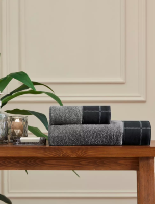 Özdilek Maskulen Nera Gri Banyo Havlu Seti