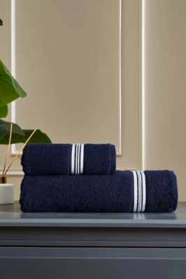 Özdilek Maskulen Wonder Lacivert Banyo Havlu Seti