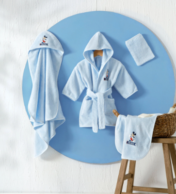 Özdilek Mickey Mouse Disney Lisans Baskılı Bambu Yenidoğan Bebek Seti