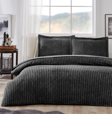 Özdilek Noir Çift Kişilik Lastikli Fitted Çarşaf Nevresim Takımı