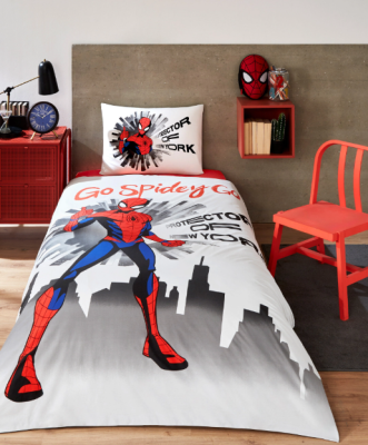 Özdilek Spiderman Go Spidey Tek Kişilik Lisanslı Lastikli Çocuk Nevresim Takımı