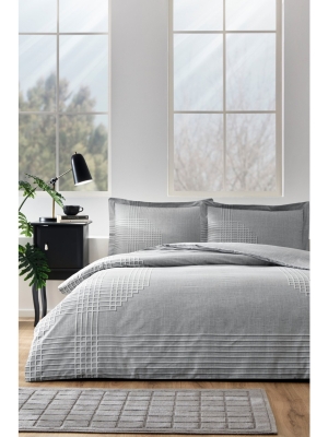 Özdilek Unique Çift Kişilik Nevresim Takımı Gri