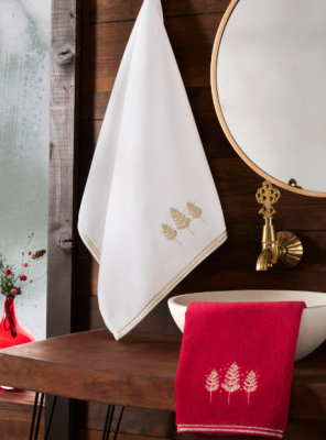 Özdilek Yılbaşı 2'li Kutulu Nakışlı Havlu