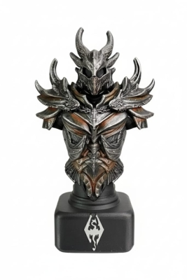 Özel Yapım The Elder Scrolls Daedric Zırhı Daedric Armor 3D Büst Figürü