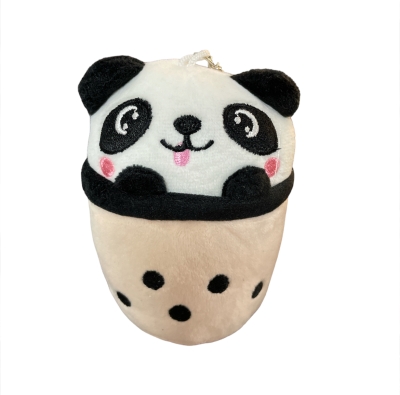 Sevimli Panda Peluş Dondurma Anahtarlık