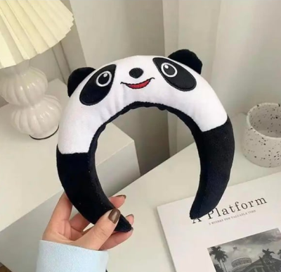Panda Tasarımlı Peluş Taç