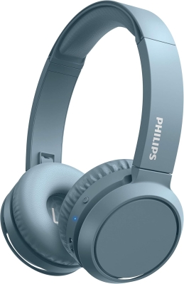 Philips TAH4205 Kablosuz Kulak Üstü Kulaklık (Mikrofonlu) Mavi - 29 saat