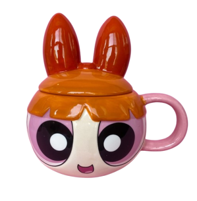 Powerpuff Girls Turuncu Blossom 3D Tasarım Kupa Bardak