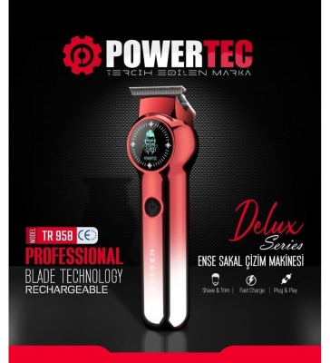 Powertec TR-958 Ense Sakal Çizim Tıraş Makinesi
