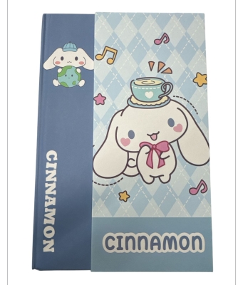 Sanrio Cinnamoroll Sert Kapaklı Not Defteri