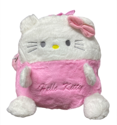 Sanrio Hello Kitty Peluş Pembe Sırt Çantası