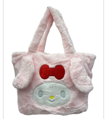 Sanrio My Melody Peluş Kol Çantası Pembe
