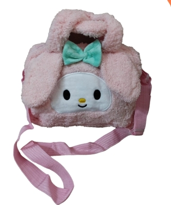 Sanrio My Melody Pembe Peluş Omuz El Çantası