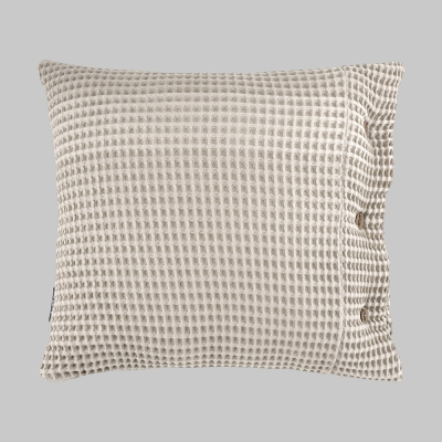 Sarev Polendia Bej Pamuk Dekoratif Kırlent 45*45 cm