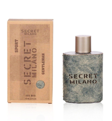 Secret Milano 100 Ml Gentleman Erkek Parfüm Kot Desenli Yeşil