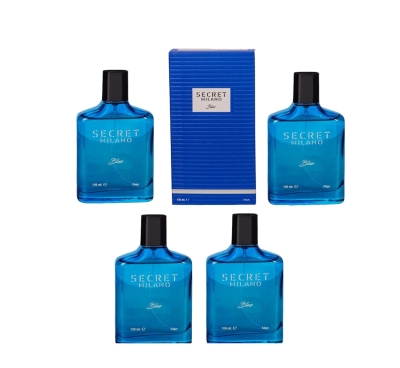 Secret Milano Blue 100 ML Erkek Parfümü 4 Adet