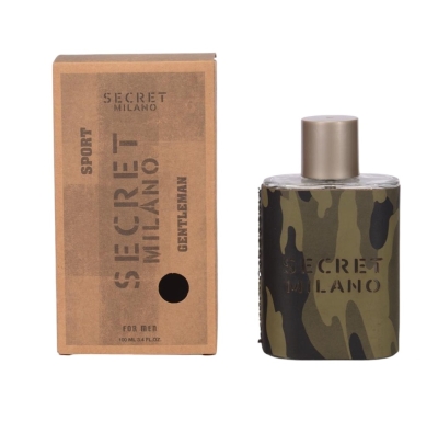 Secret Milano Gentleman Kamuflaj Desenli Yeşil Man 100 ml Erkek Parfüm