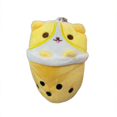 Sevimli Kedi Peluş Dondurma Anahtarlık