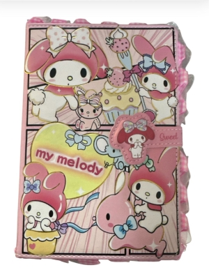 Sevimli My Melody Fırfırlı Özel Tasarım Anı Günlük Hatıra Defteri