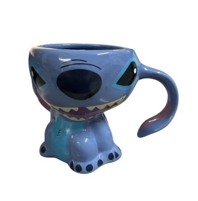 Sevimli Stitch Ayaklı Tasarım Kupa Bardak