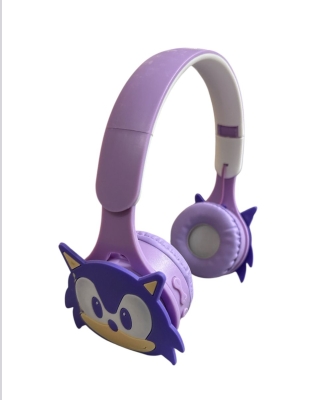 Sonic Kablosuz Bluetooth Katlanabilir Kulaküstü Kulaklık Mor