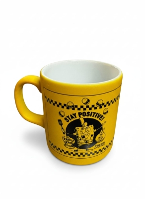 Sünger Bob Stay Positive Seramik Çay Kahve Kupası