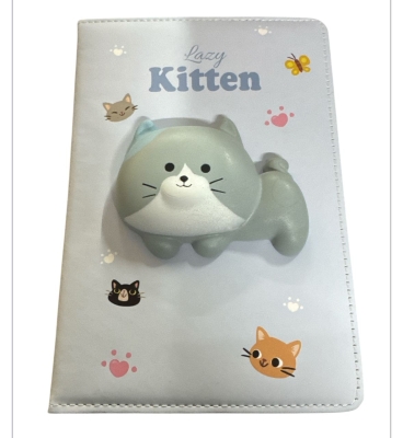 Tembel Kedi Yumuşak Kapaklı Squishy Planlayıcı Anı Defteri