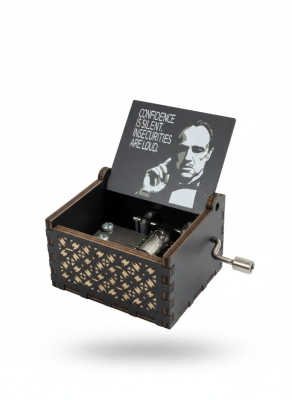The Godfather Ahşap Çevirmeli Müzik Kutusu