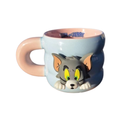 Tom Ve Jerry Tom 3D Tasarım Kupa Bardak