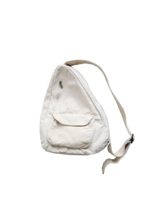 Üçgen Formlu Omuz Askılı Kadın Çantası Beyaz