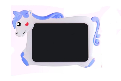 Unicorn Şeklinde Silinebilen Yazı Tahtası LCD Panel 10" Mavi