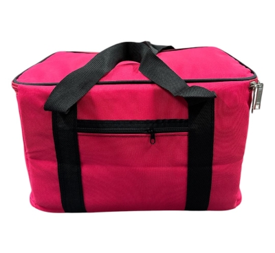 Vanissa Isı Yalıtımlı Termal Buzluk Çanta Sıcak Yemek Taşıma Çantası 40 Litre Koyu Kırmızı